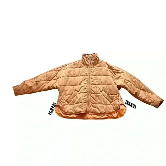 Emory park Quilted bomber jacket cozy & soft relaxed fit Sz S oversized look - Picture 4 of 9